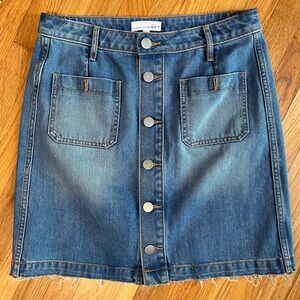 Ann Taylor Loft Made and Loved Denim Skirt